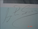 Ayrton Senna s signature on print no. 89/100.